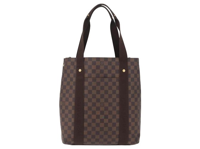 Borsa Tote LOUIS VUITTON Damier Ebene Kababobur N52006 LV Auth ar14288 - vista 13