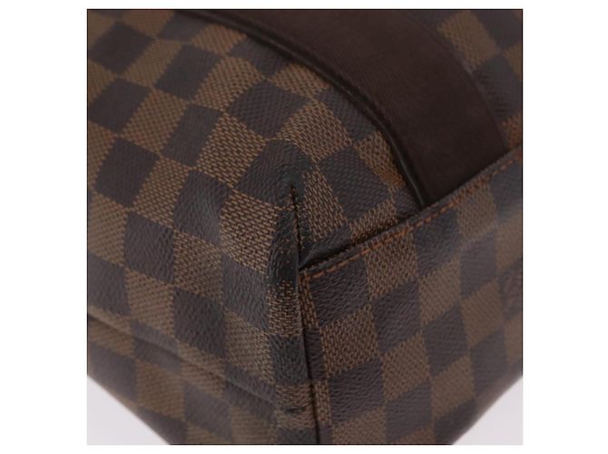 Borsa Tote LOUIS VUITTON Damier Ebene Kababobur N52006 LV Auth ar14288 - vista 17