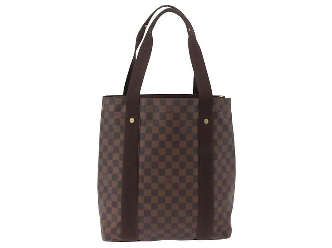Borsa Tote LOUIS VUITTON Damier Ebene Kababobur N52006 LV Auth ar14288 - vista 3