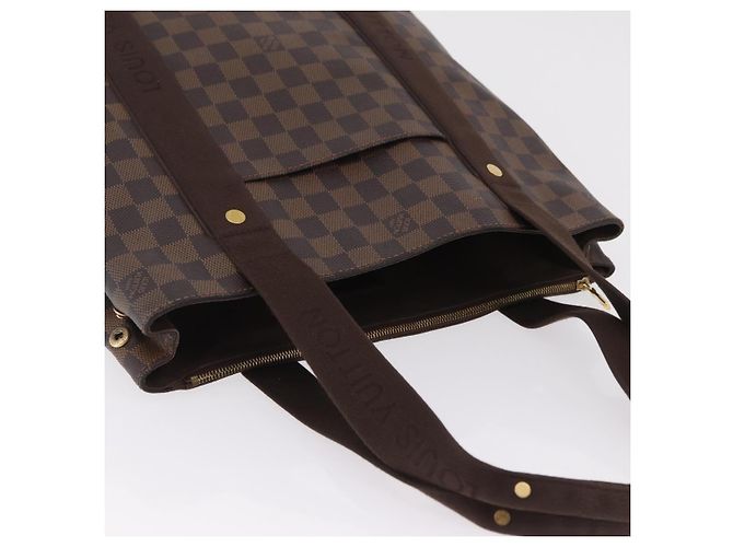 Borsa Tote LOUIS VUITTON Damier Ebene Kababobur N52006 LV Auth ar14288 - vista 7