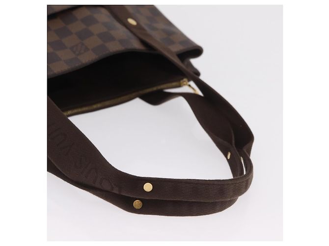 Borsa Tote LOUIS VUITTON Damier Ebene Kababobur N52006 LV Auth ar14288 - vista 8