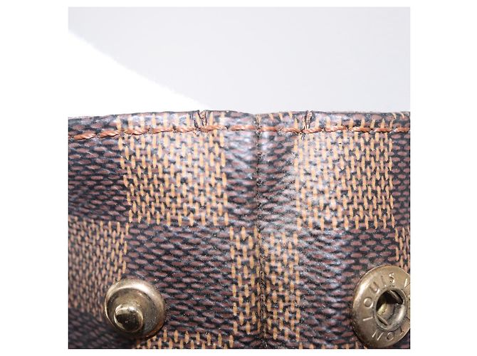 Borsa Tote LOUIS VUITTON Damier Ebene Kababobur N52006 LV Auth ar14288 - vista 9
