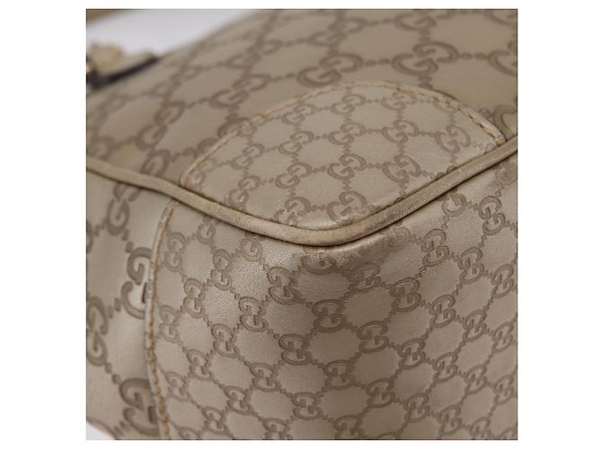 Borsa GUCCI GG Canvas Guccissima 2 vie Oro 353121 Auth ka6419 D'oro - vista 15