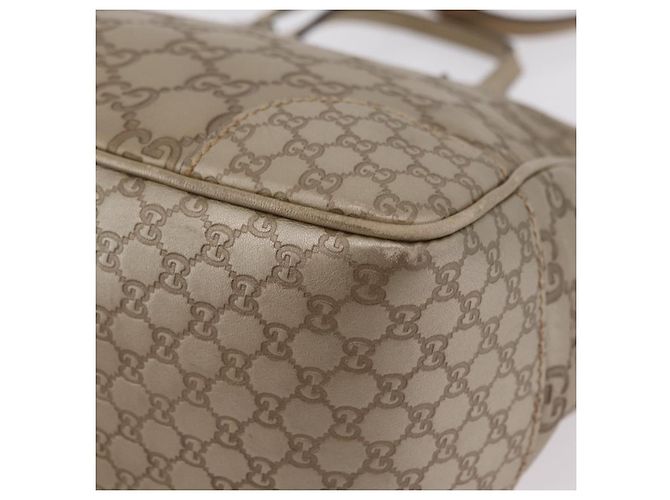 Borsa GUCCI GG Canvas Guccissima 2 vie Oro 353121 Auth ka6419 D'oro - vista 16