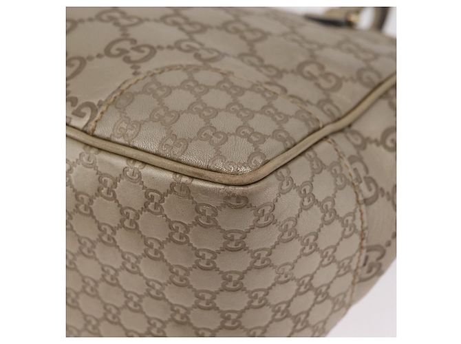 Borsa GUCCI GG Canvas Guccissima 2 vie Oro 353121 Auth ka6419 D'oro - vista 18