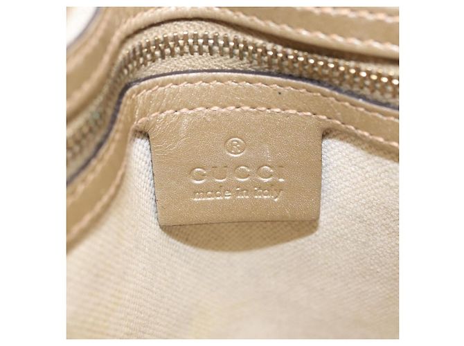 Borsa GUCCI GG Canvas Guccissima 2 vie Oro 353121 Auth ka6419 D'oro - vista 21