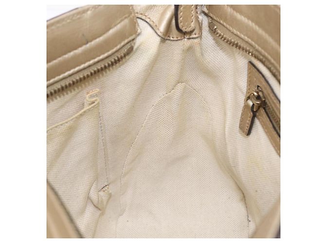Borsa GUCCI GG Canvas Guccissima 2 vie Oro 353121 Auth ka6419 D'oro - vista 24