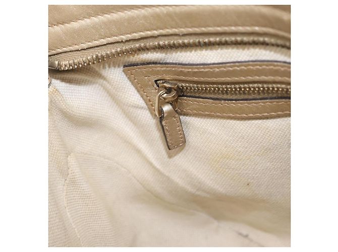 Borsa GUCCI GG Canvas Guccissima 2 vie Oro 353121 Auth ka6419 D'oro - vista 25
