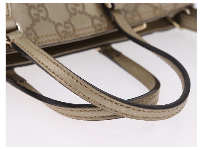 Borsa GUCCI GG Canvas Guccissima 2 vie Oro 353121 Auth ka6419 D'oro - vista 7
