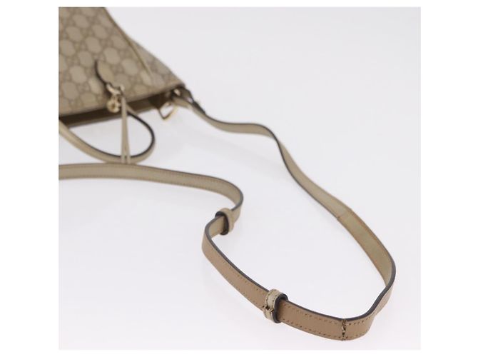 Borsa GUCCI GG Canvas Guccissima 2 vie Oro 353121 Auth ka6419 D'oro - vista 9