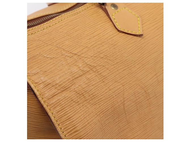 Borsa a mano LOUIS VUITTON Epi Speedy 35 Zipangu Gold LV Auth 206327 - vista 10