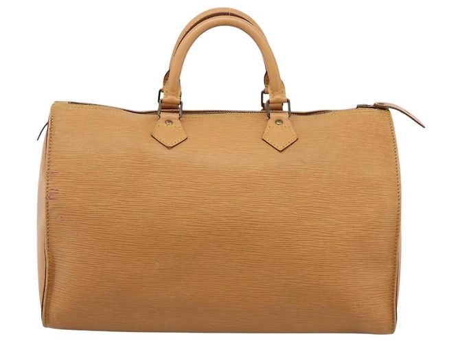 Borsa a mano LOUIS VUITTON Epi Speedy 35 Zipangu Gold LV Auth 206327 - vista 13