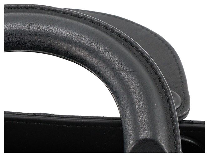 Autre Marque DIOR - Borsa a tracolla mini Lady Dior in pelle cannage nera Nero - vista 6