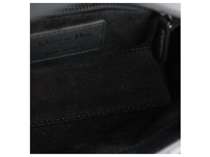 Autre Marque DIOR - Borsa a tracolla mini Lady Dior in pelle cannage nera Nero - vista 9