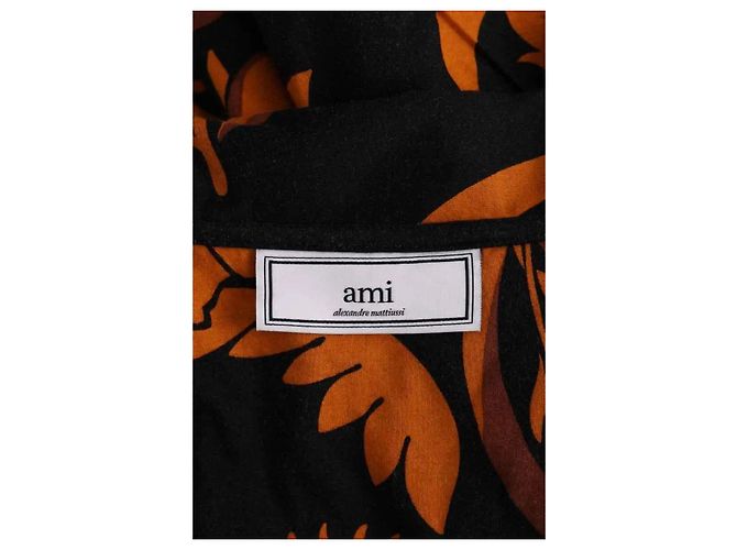 Ami Herrenhemd aus schwarzer Baumwolle L - Ansicht 5