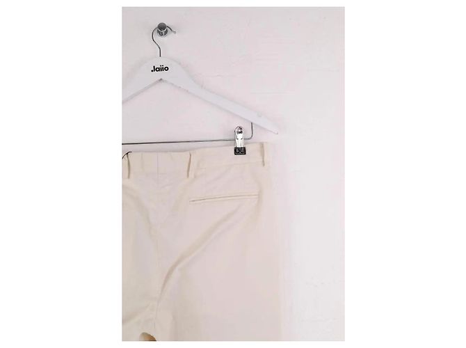 Moncler Ecru gerade geschnittene Hose Roh - Ansicht 4