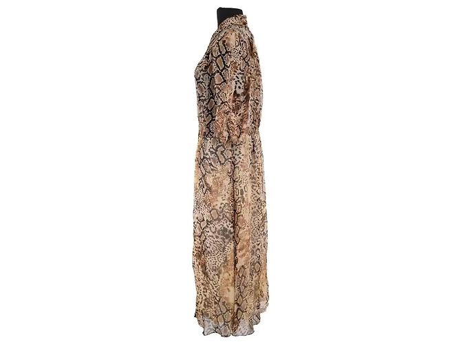 Ba&Sh Kleid aus Viskose Braun L - Ansicht 3