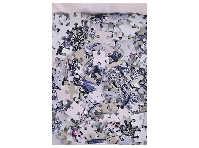 Autre Marque Puzzle Dior Woman 1000 pezzi blu - vista 2
