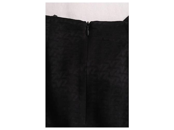 Zadig & Voltaire Falda Janais jac ZV silk negra Negro - vista 3