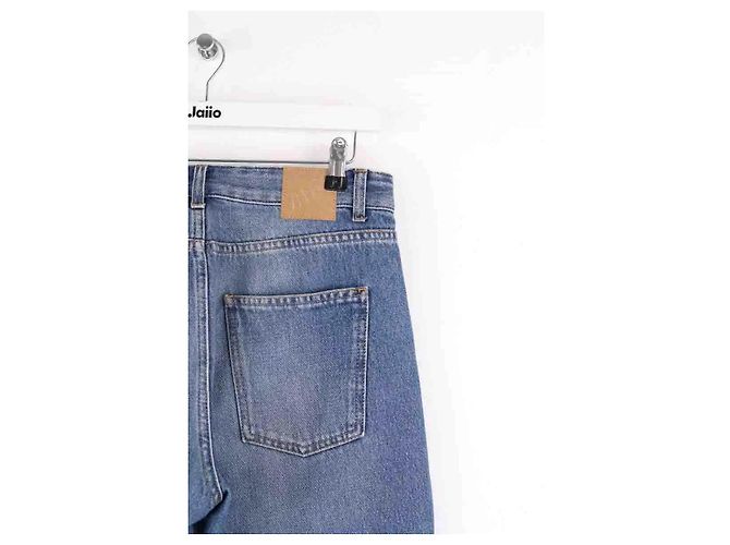 Autre Marque Bite Studios Straight-Jeans blau Baumwolle - Ansicht 4