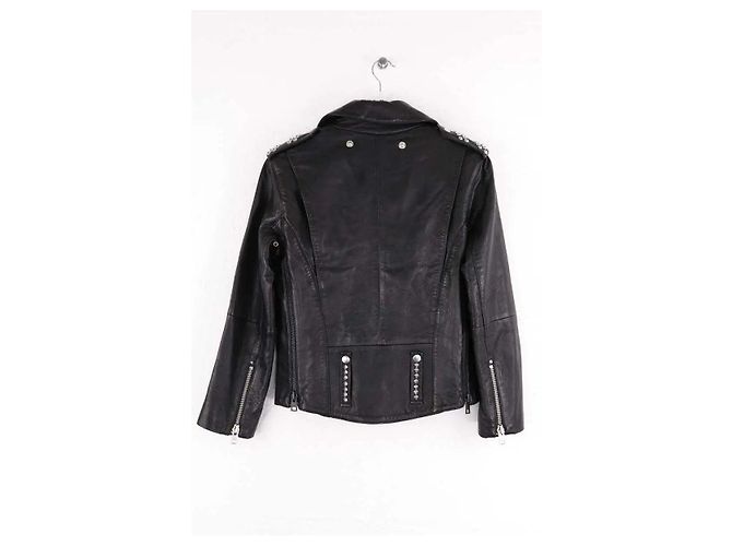 Zadig & Voltaire Lederjacke Schwarz XS - Ansicht 3