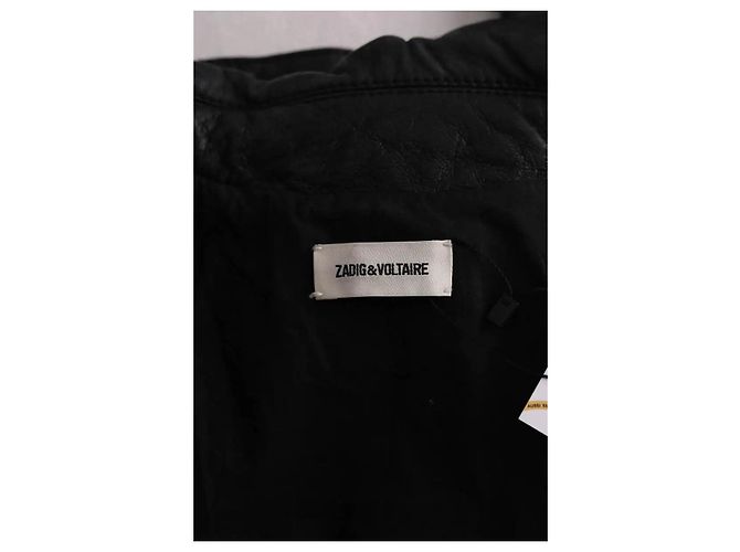 Zadig & Voltaire Lederjacke Schwarz XS - Ansicht 5