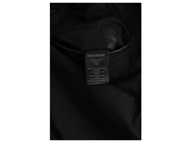 Zadig & Voltaire Lederjacke Schwarz XS - Ansicht 6