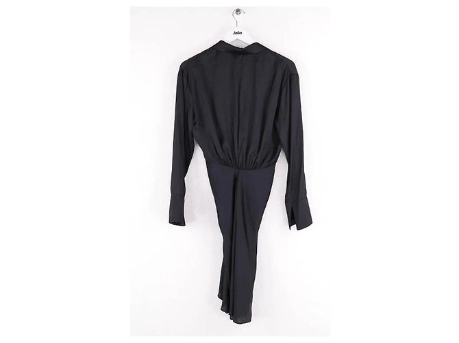 Zadig & Voltaire Rozo Satin Kleid schwarz - Ansicht 3