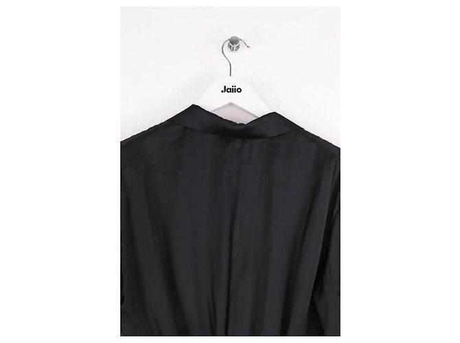 Zadig & Voltaire Rozo Satin Kleid schwarz - Ansicht 4