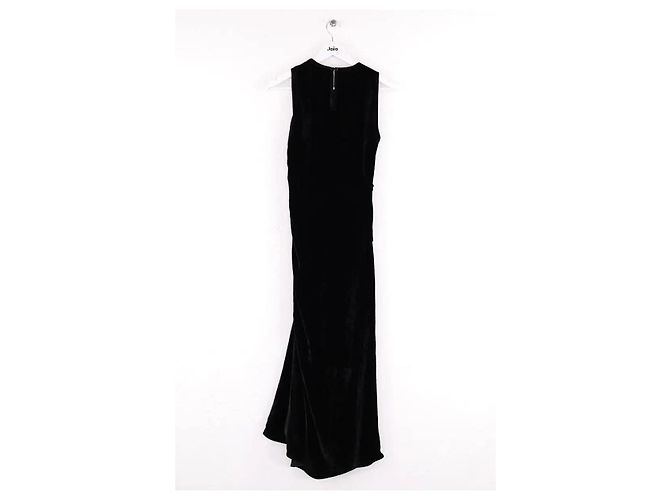 Vestido Cornelia de terciopelo negro Ulla Johnson - vista 3