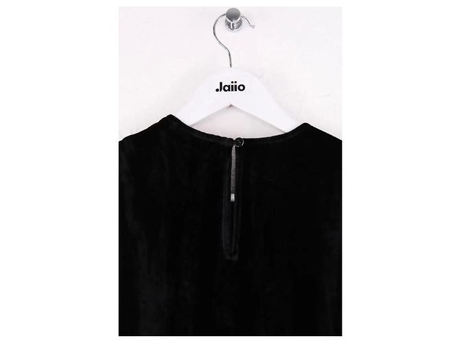 Vestido Cornelia de terciopelo negro Ulla Johnson - vista 4