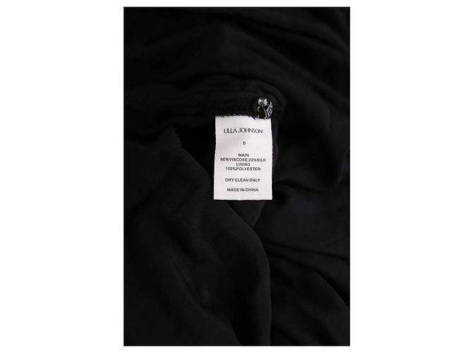Vestido Cornelia de terciopelo negro Ulla Johnson - vista 6