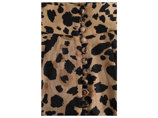 Gonna in lino Zimmermann beige - vista 3