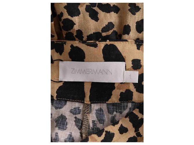 Gonna in lino Zimmermann beige - vista 5