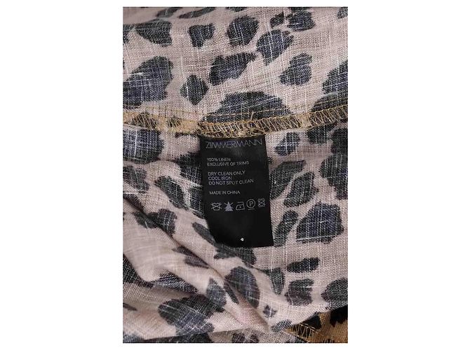 Gonna in lino Zimmermann beige - vista 6