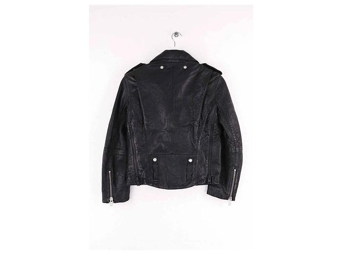 Zadig & Voltaire Liya Lederjacke schwarz - Ansicht 3