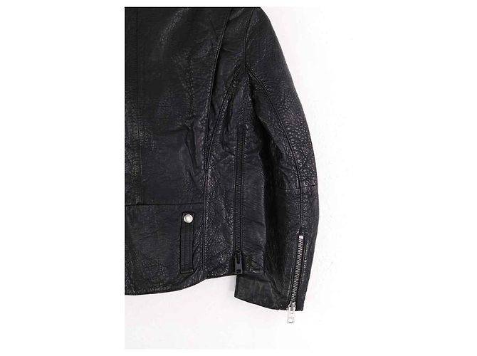 Zadig & Voltaire Liya Lederjacke schwarz - Ansicht 4