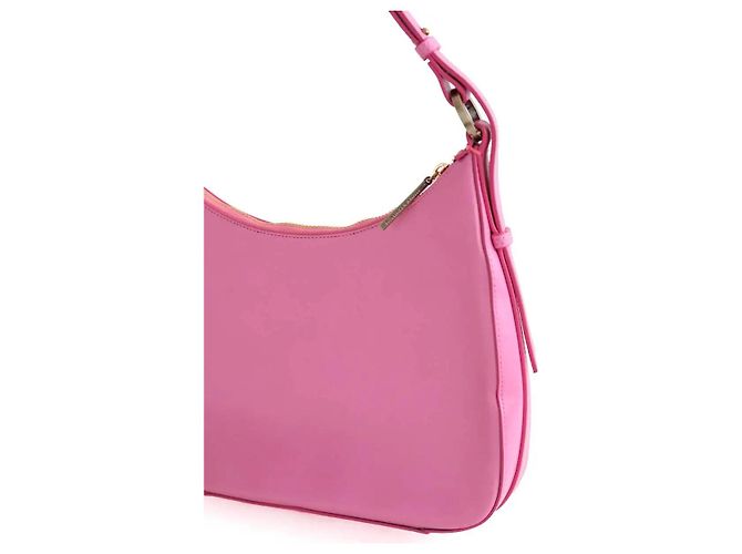 Autre Marque Tammy & Benjamin Schultertasche aus Leder rosa Pink - Ansicht 3
