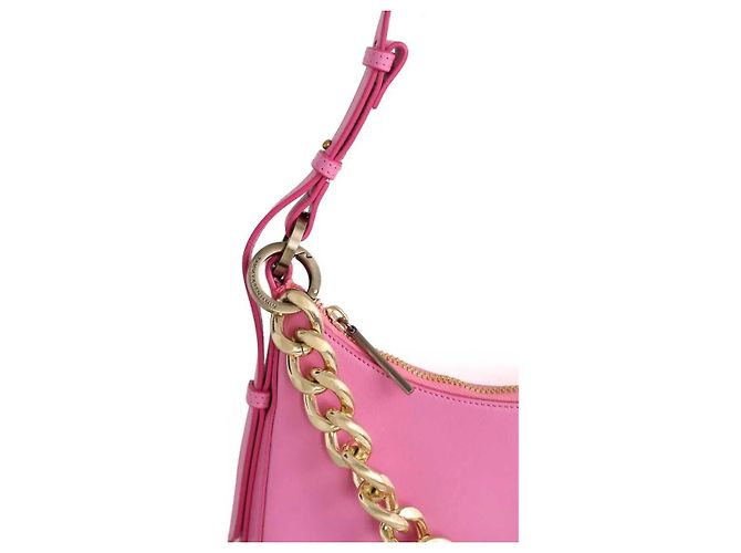 Autre Marque Tammy & Benjamin Schultertasche aus Leder rosa Pink - Ansicht 6