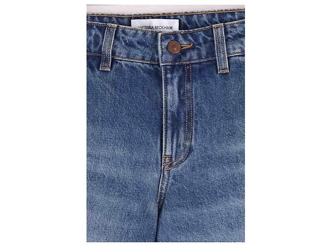 Vaqueros Wide Leg Victoria Beckham Azules Algodón - vista 2