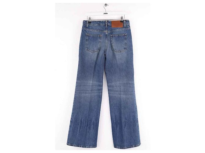 Vaqueros Wide Leg Victoria Beckham Azules Algodón - vista 3