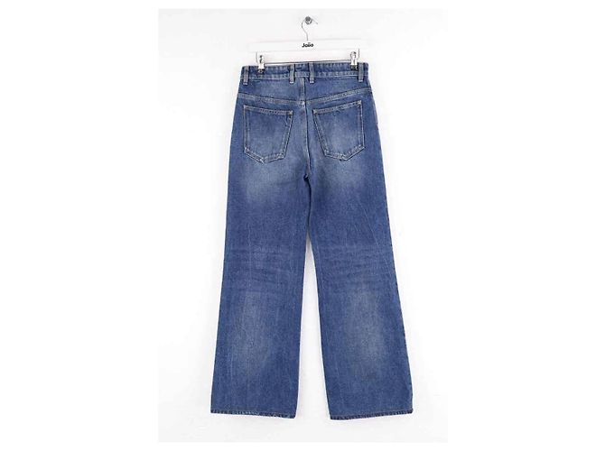 Vaqueros Wide Leg Paco Rabanne azules de algodón - vista 3