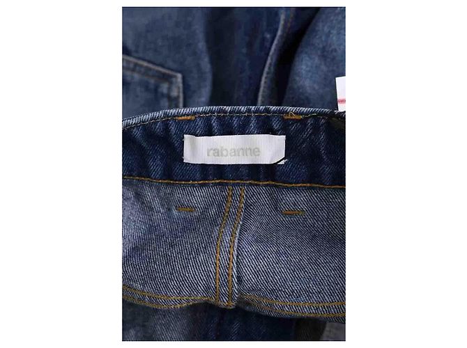Vaqueros Wide Leg Paco Rabanne azules de algodón - vista 5