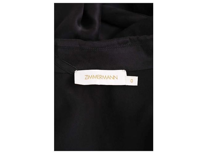 Abito in seta nero Zimmermann - vista 5