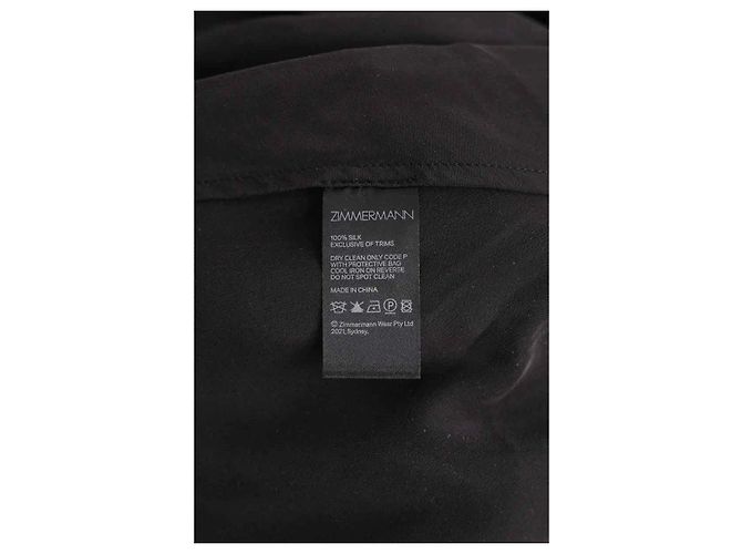 Abito in seta nero Zimmermann - vista 6