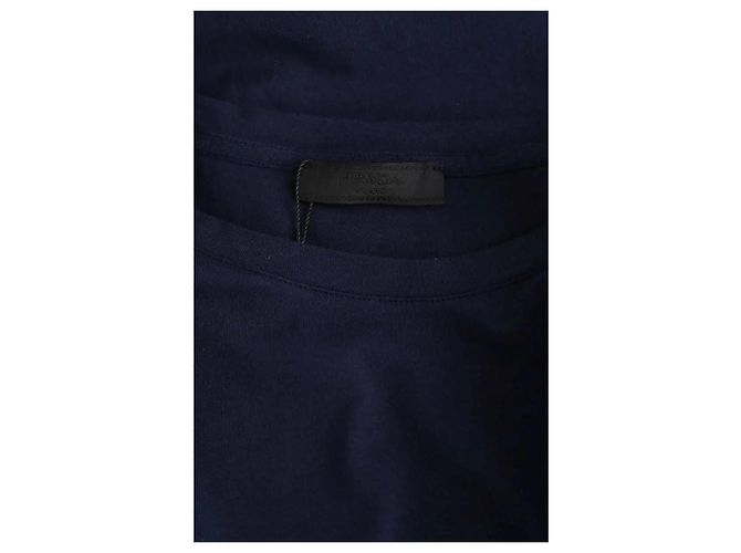 T-shirt Prada de algodão cinza - vista 5