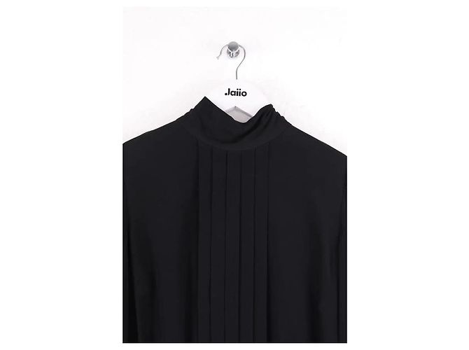 Vestido de seda negro Red Valentino - vista 2