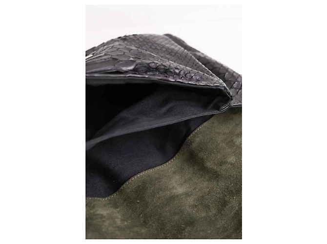 Borsa a mano Tila March in pelle esotica nera Nero - vista 4