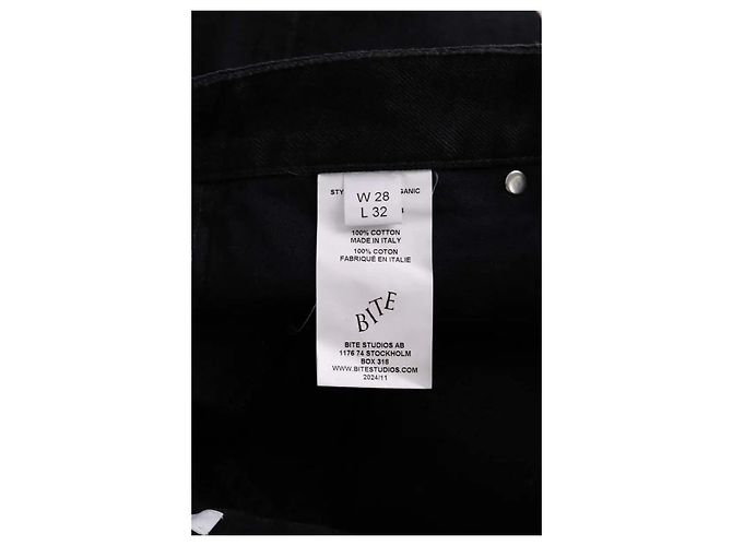 Autre Marque Bite Studios Weite schwarze Jeans - Ansicht 6