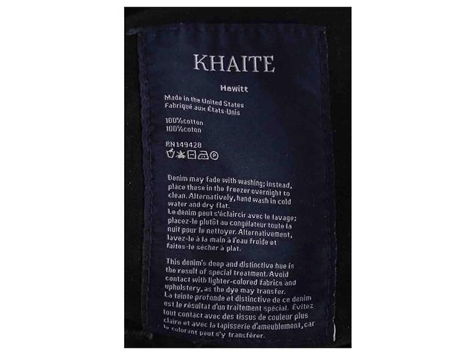 Khaite Jeans larghi Hewitt neri Nero - vista 6
